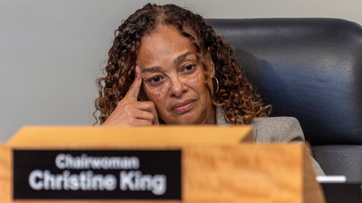 Christine King, chairwoman of the Miami City Commission, listens during a commission meeting at Miami City Hall in Miami, Fla., on Thursday, June 11, 2026.