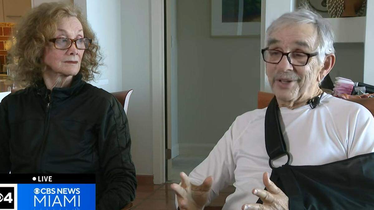 Lisa Sloat and Hank Klein were walking when they were hit by a teen’s electric dirt bike on Jan. 11, 2026. The couple spent days in Mercy Hospital and are still recuperating at home..