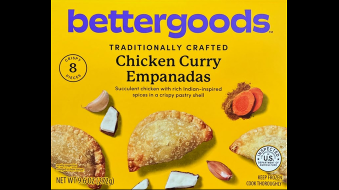 A bettergoods Chicken Curry Empanadas box might not have Chicken Curry Empanadas inside of it.
