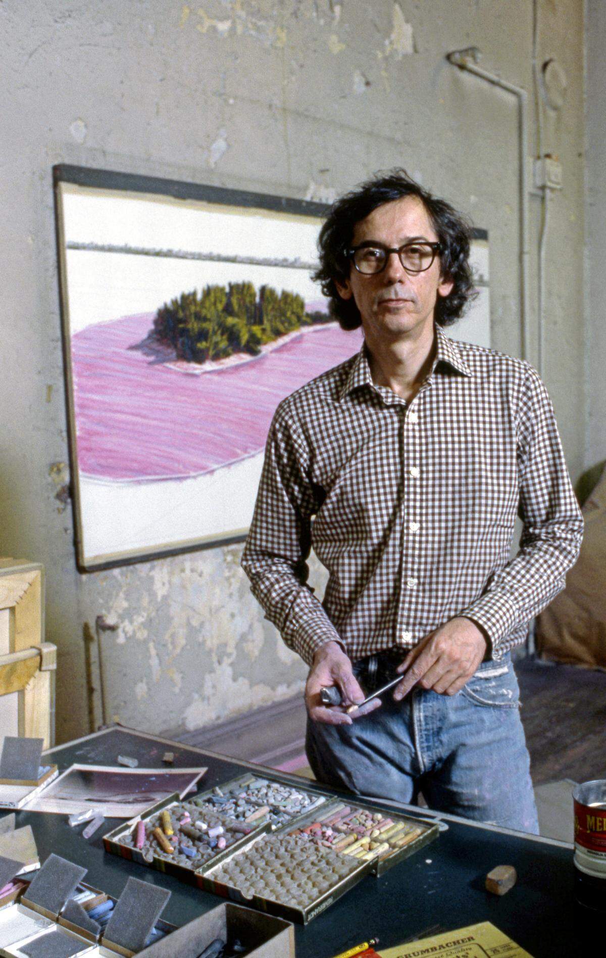 The artist Christo worked with partner Jeanne-Claude to create the “Surrounded Islands” in Biscayne Bay in 1983. The iconic installation is being celebrated at the Perez Art Museum Miami through Feb. 17, 2019.