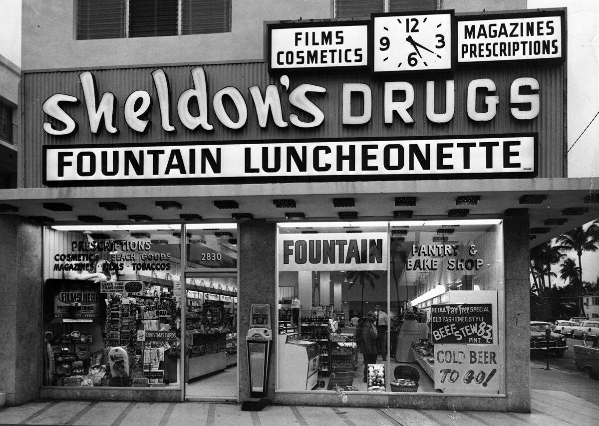 Sheldon’s Drug Store: As it was in 1961, this North Beach landmark was where writer Isaac Bashevis Singer, a regular at the Surfside location, learned he had won the Nobel Prize for literature in 1978.