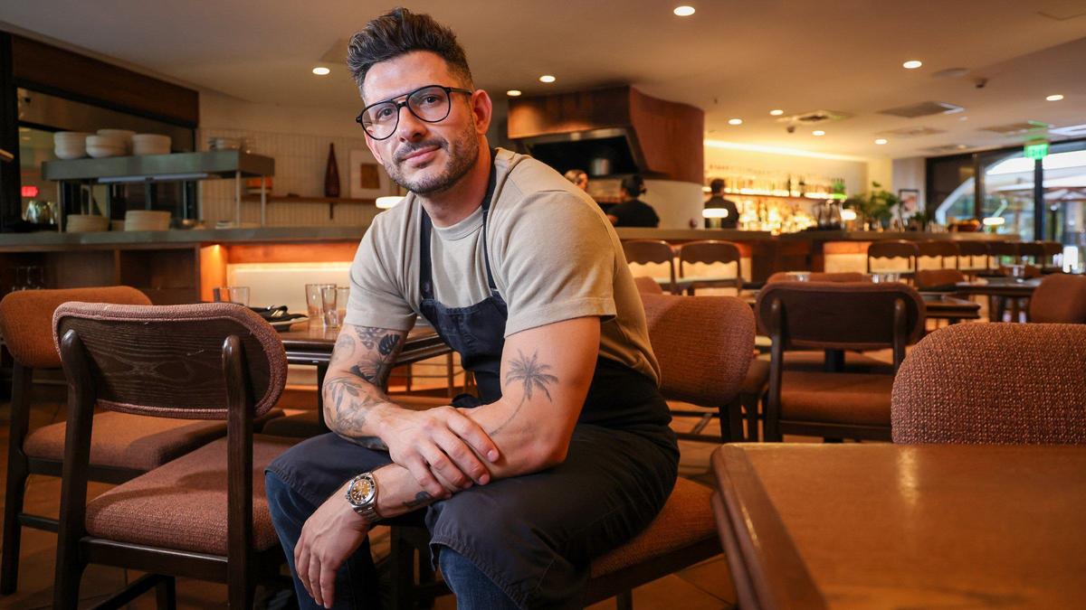 Chef Giorgio Rapicavoli at Mayfair Grill at the Mayfair House Hotel & Garden in Coconut Grove. He’s opening a new steakhouse in Wynwood.