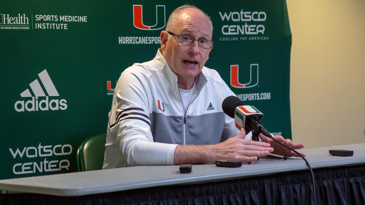 University of Miami men’s basketball coach Jim Larranaga goes for win No. 700 on Nov. 19, 2022 against his alma mater, Providence College.