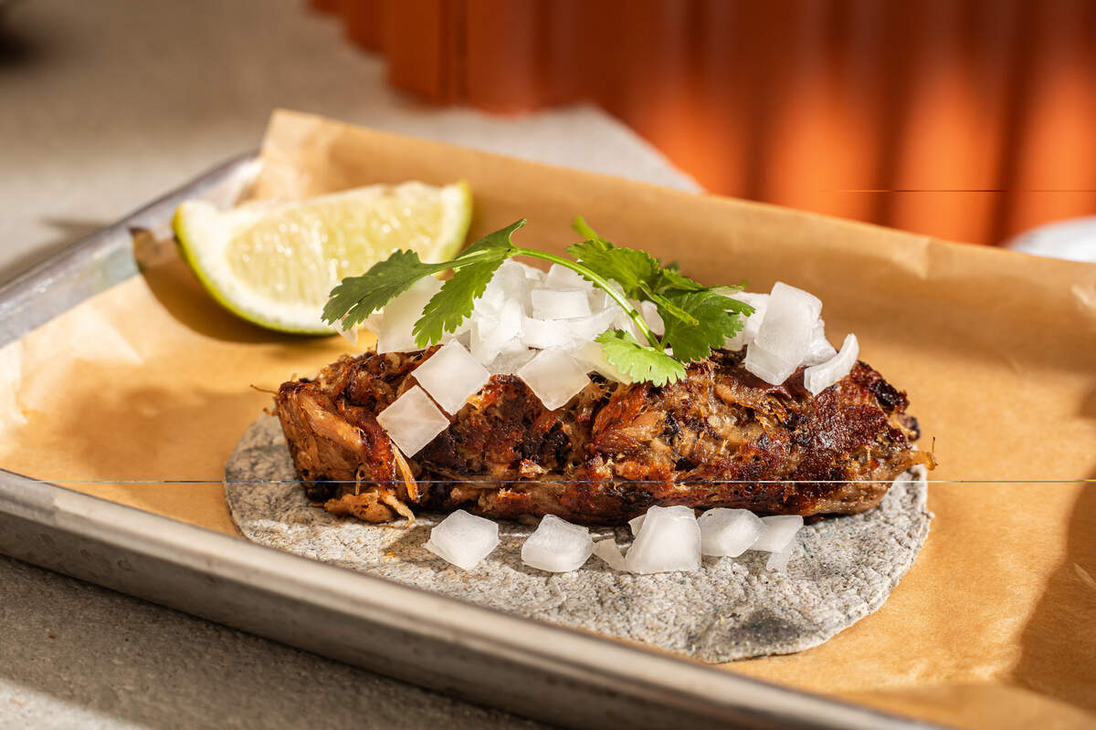 A barbacoa taco at Taquiza, which is closing in Miami Beach.