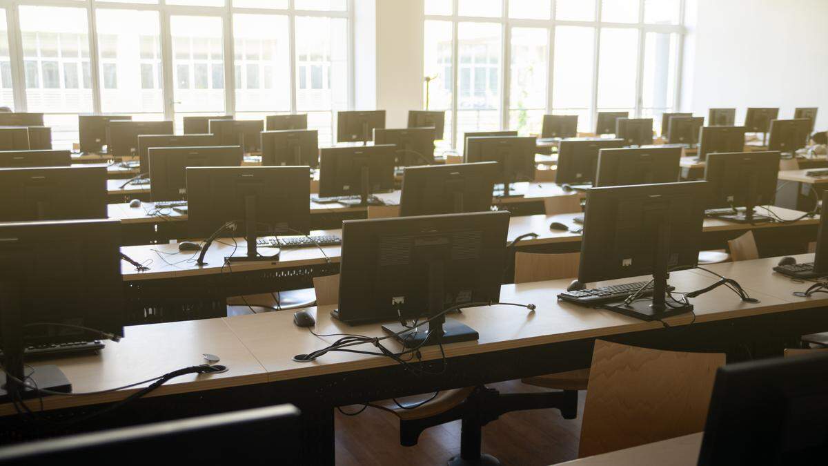 A computer lab