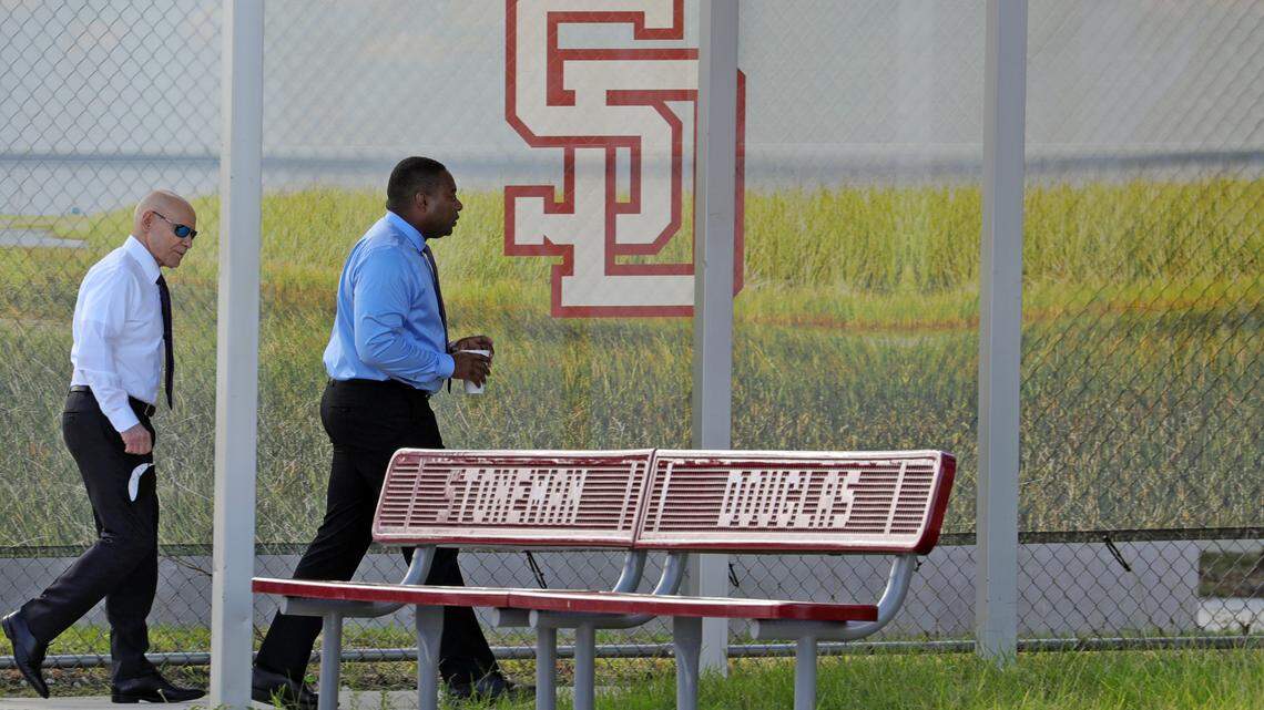 As the sentencing trial for the confessed Marjory Stoneman Douglas High School shooter continues, jurors learned of his use of racial slurs and drawing of swastikas. (Amy Beth Bennett/South Florida Sun Sentinel via AP, Pool)
