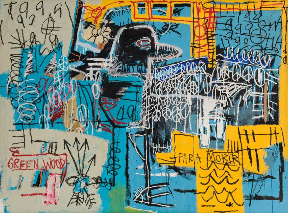 The Rubell family acquired “Bird on Money,” 1981, by Jean-Michel Basquiat in 1981. It will be shown this year at the Rubell Museum.
