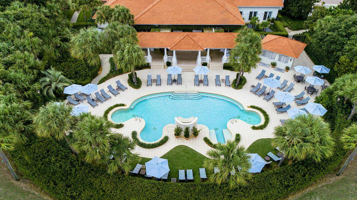 An amazing view of the pool at Ponte Vedra Inn & Club.