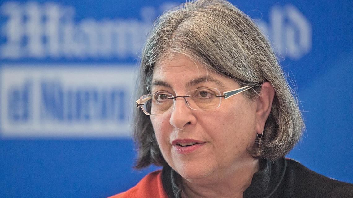 Miami-Dade candidate Daniella Levine Cava, the incumbent representing District 8 on the County Commission, meets with the Miami Herald Editorial Board on Friday, Aug. 3, 2018.