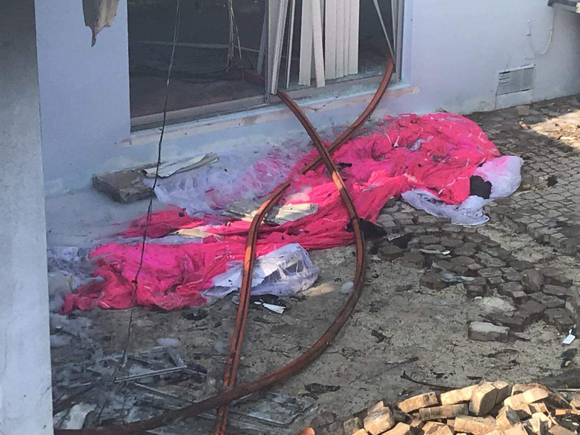 A parachute was found near the crash site in Marathon. A small plane crashed into a home on April 9, 2020.