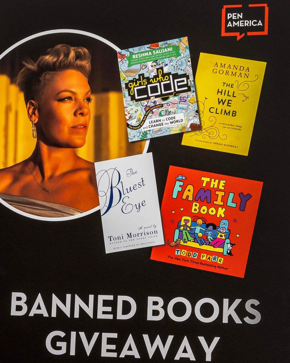 Pink purchased all 2,000 books from Books & Books in Coral Gables. She gave away 1,000 books at her Miami concert and had planned to give away another 1,000 books at her Sunrise concert on Wednesday, Nov. 15, 2023. Toni Morrison’s ‘The Bluest Eye’ has been restricted in at least 12 Florida districts, including Broward County.