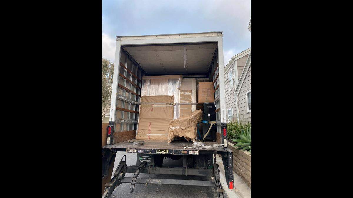 The truck that Richard Norman says should have been full but wasn’t.