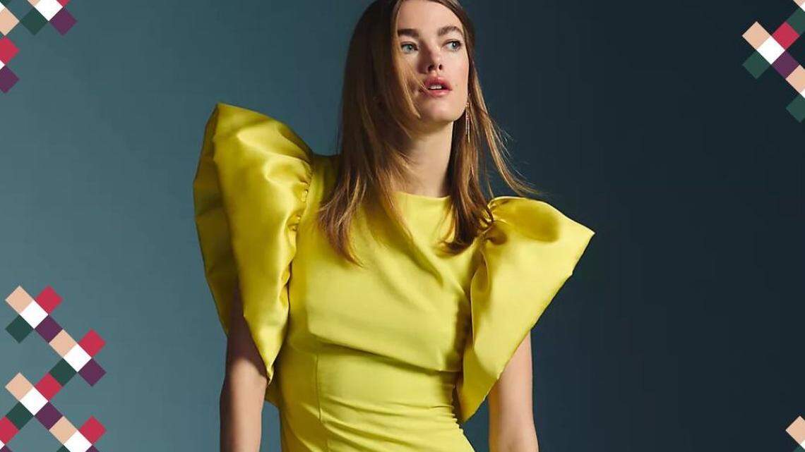 Anthropologie Hutch Midi Dress 