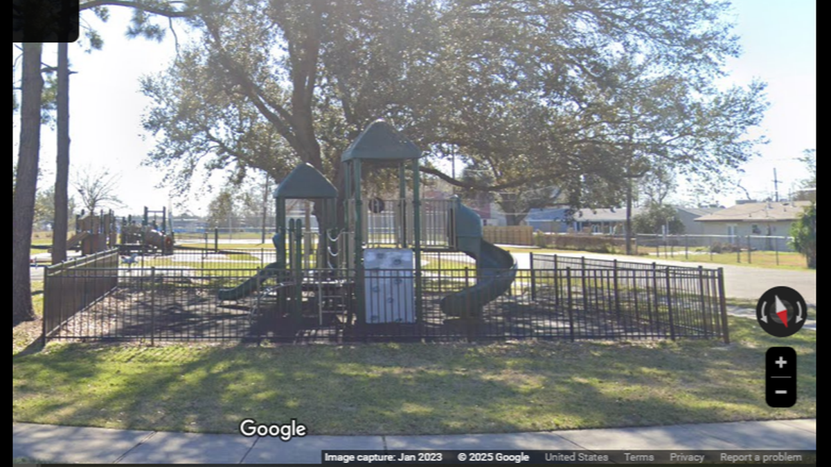 The robbery happened at Greenwood Park in LaPlace, Louisiana, and the victims were ages 7 and 11, the St. John the Baptist Parish Sheriff’s Office said.