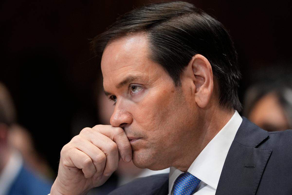 Secretary of State Marco Rubio testifies in front of the Senate Committee on Appropriations – Subcommittee on State, Foreign Operations, and Related Programs to examine proposed budget estimates for fiscal year 2026 for the Department of State in Washington, D.C., on May 20, 2025.