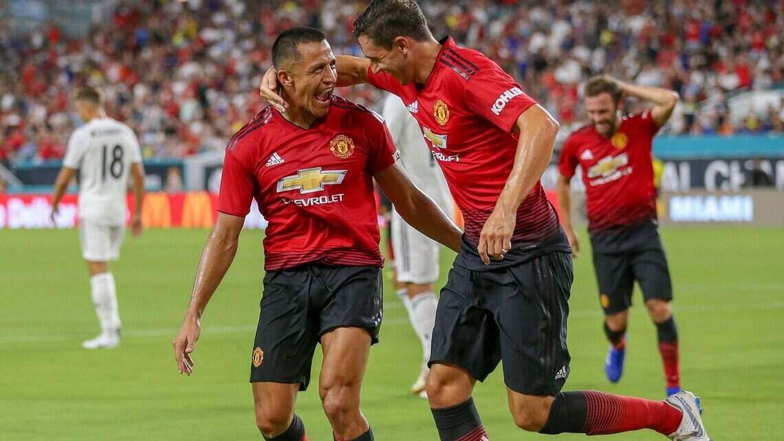 Crowd of 64,000 sees Real Madrid open post-Ronaldo era with 2-1 loss to Manchester United