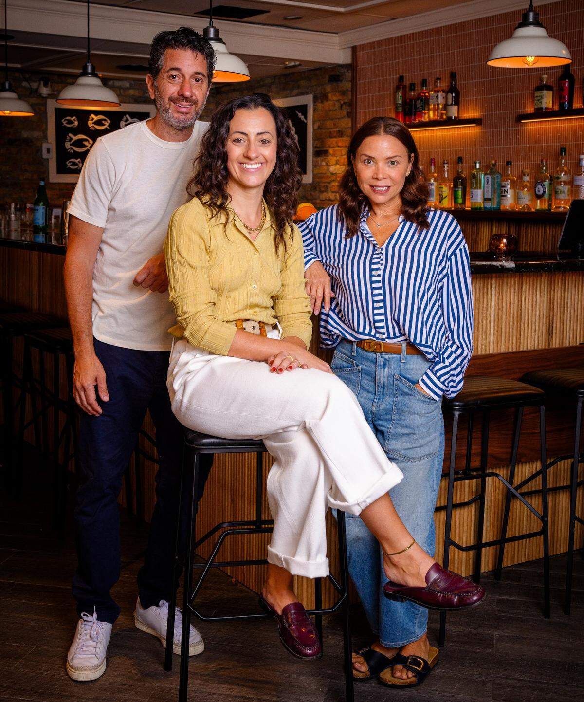 Mike Pirolo, Jacqueline Pirolo and Jennifer Chaefsky of Macchialina have just opened Fluke, a crudo and cocktail bar.