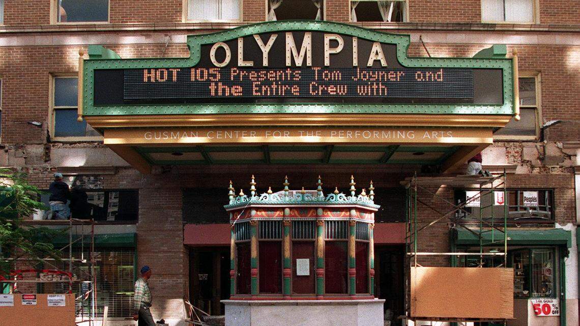 The Olympia Theater opened in 1926 as a silent movie theater, one of several along East Flagler Street.