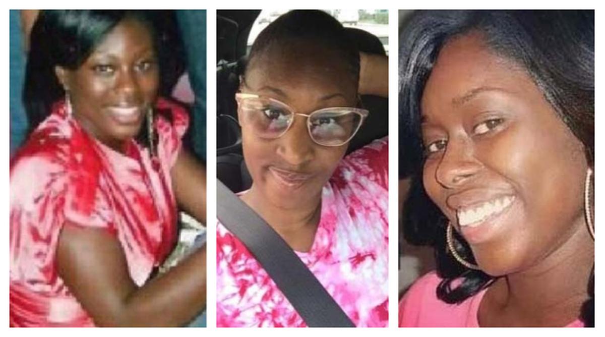 From left, three women who had been in a relationship with Carl Watts Jr.: Vickie Simmons, 25, Shandell Harris, 30, and Trukita Scott, 24. Simmons and Harris were murdered, and Scott vanished in 2014.