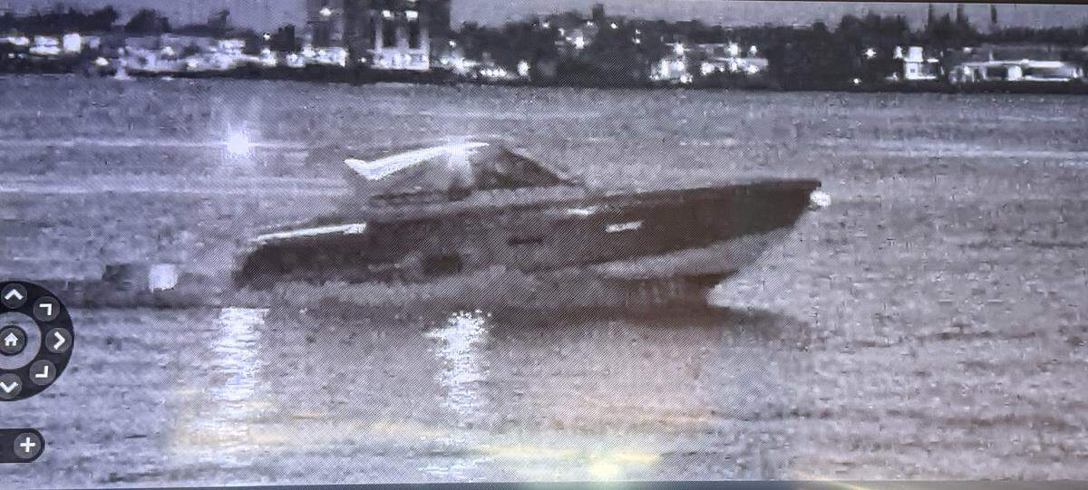 The Florida Fish and Wildlife Conservation Commission is looking for this boat, which the agency describes as a 40- to 43-foot Crossover brand cabin cruiser. The agency is looking for the boat in connection to a hit-and-run boating accident in Biscayne Bay off Miami on Wednesday night, which killed Davide Veglia, 55, of North Miami and injured his 14-year-old son.
