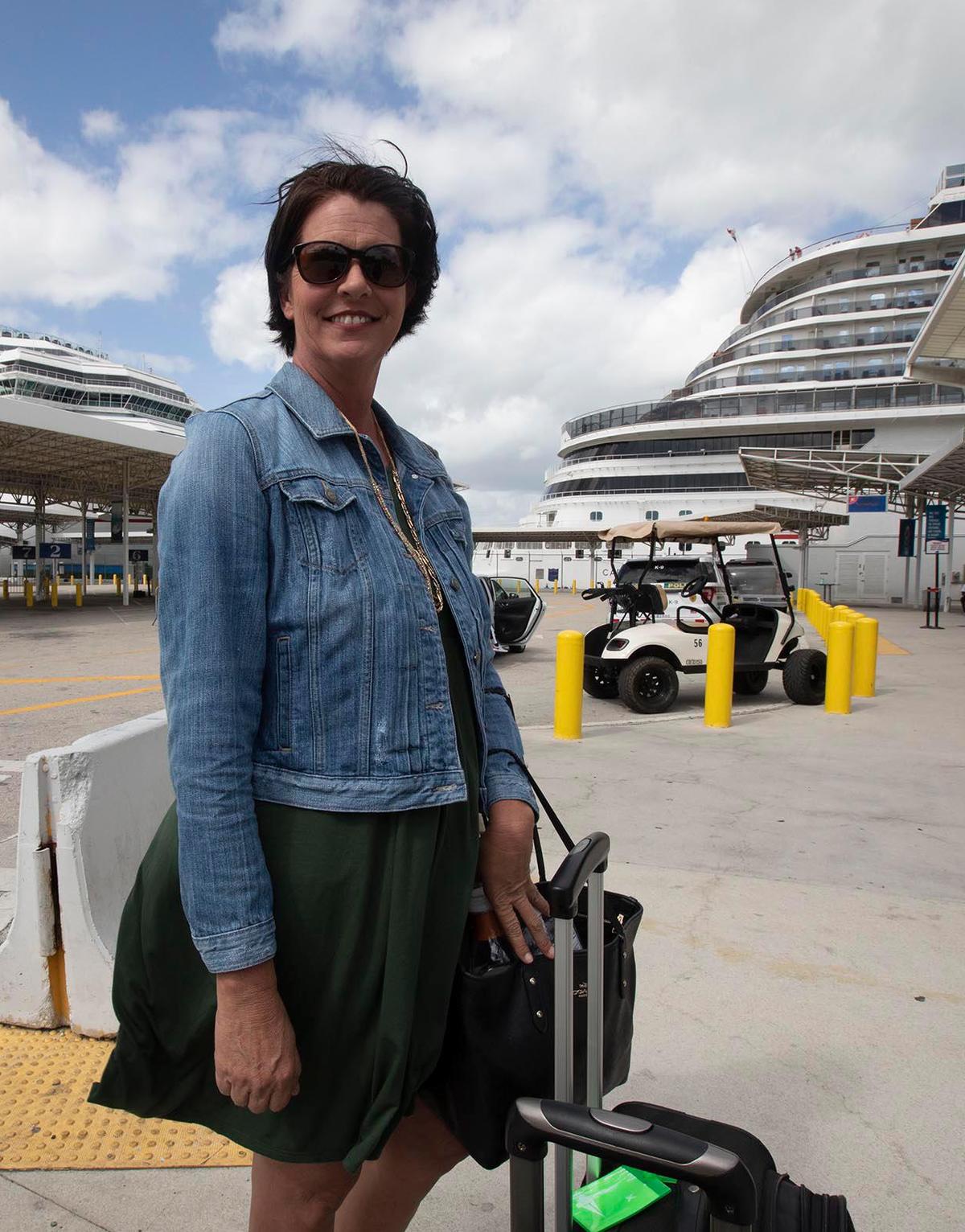 Renee Nelson Carnival Cruise Line pasanger at the Port of Miami on Saturday March 7, 2020.