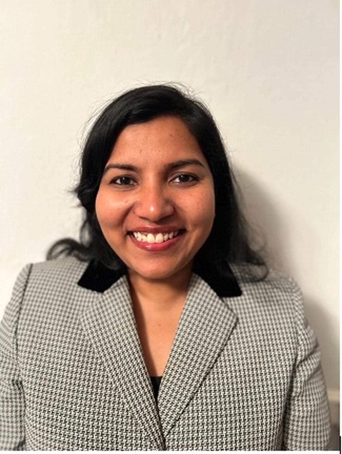 The UHealth COVID placenta study’s lead author, Dr. Merline Benny, a UHealth assistant professor of pediatrics and neonatologist.