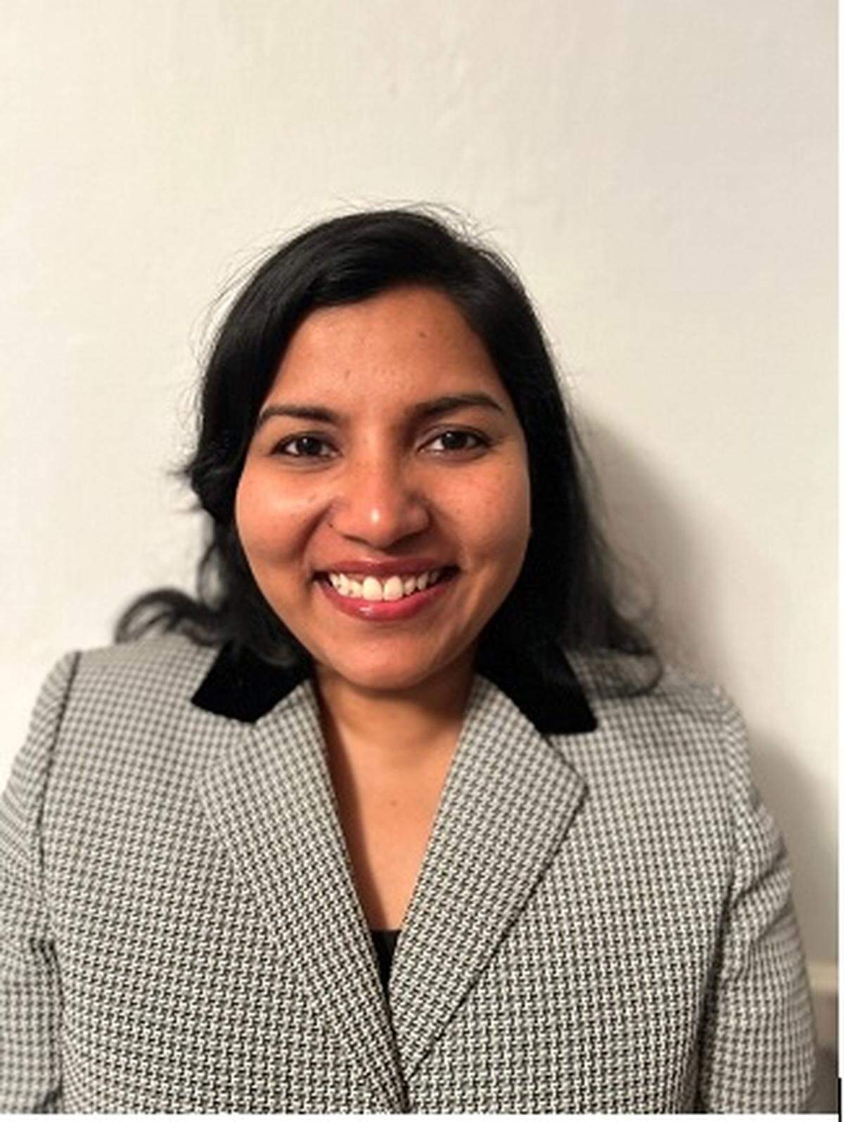 The UHealth COVID placenta study’s lead author, Dr. Merline Benny, a UHealth assistant professor of pediatrics and neonatologist.