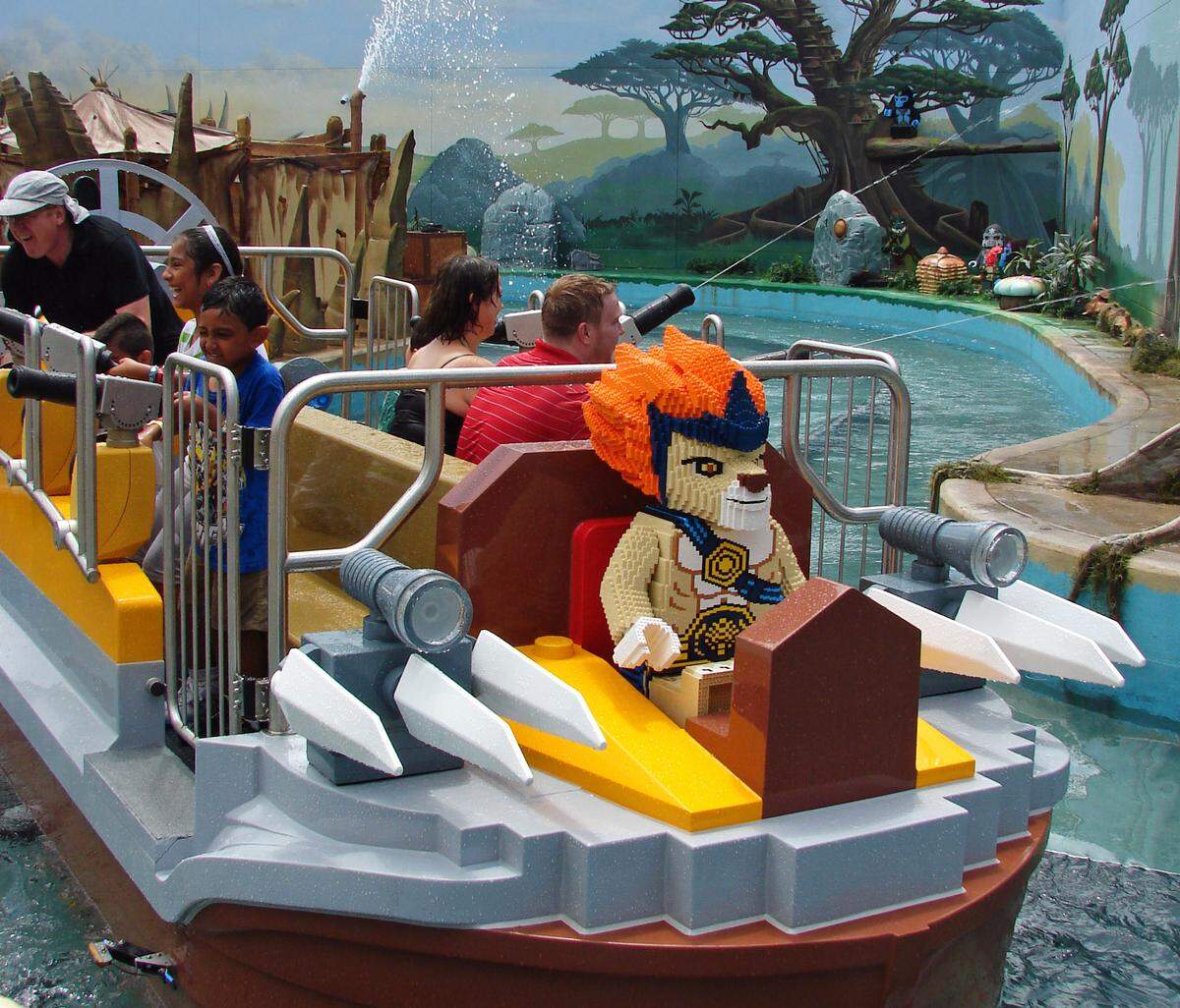 The Quest for Chi boat ride has closed and will get a makeover to become one of three rides at the new Lego Movie World, opening next year at Legoland Florida.