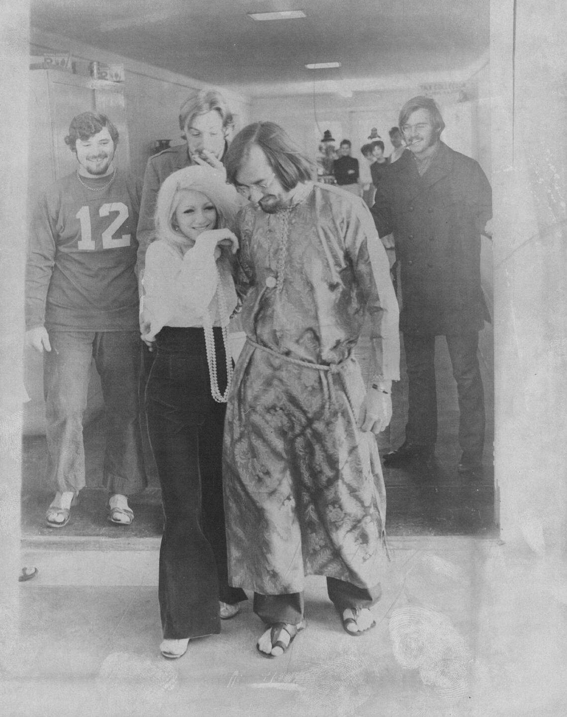 A hippie wedding in Key West in 1968.
