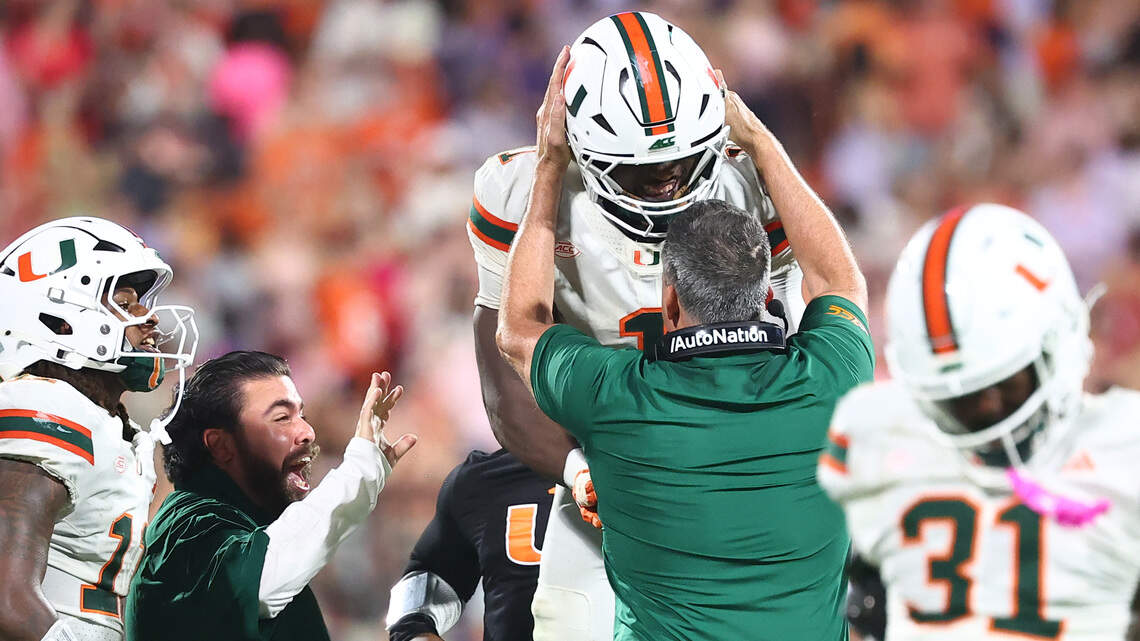 12 notable stats from the Miami Hurricanes’ win over the Clemson Tigers