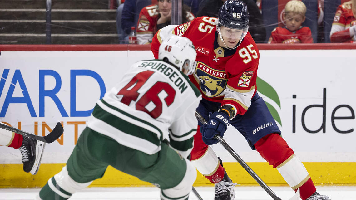 The Panthers’ message to rookie Vilmanis as he waits for chances to become goals