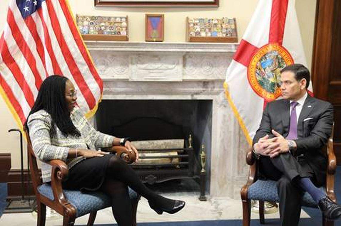 U.S. Sen. Marco Rubio, R-Fla., met Tuesday with Ketanji Brown Jackson, President Joe Biden’s nominee to the Supreme Court.