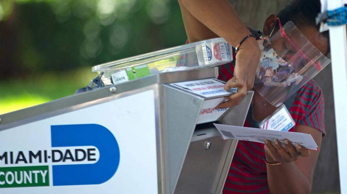 In 2019, Florida lawmakers approved making secured drop-boxes available for people to deposit their ballots. 
