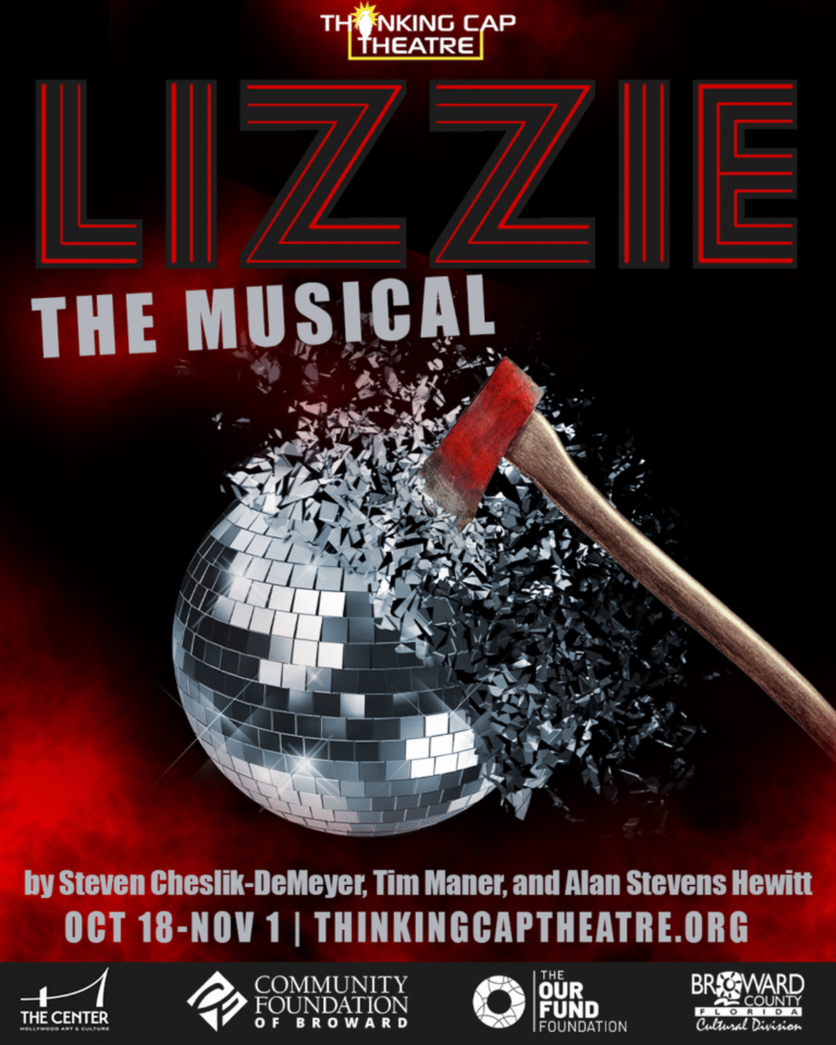 A musical rock score sets the tone for the theatrical thrill ride of infamous accused axe murderer Lizzie Borden in Thinking Cap Theatre’s production of ‘Lizzie The Musical’ playing at the Hollywood Central Performing Arts Center just in time for Halloween.