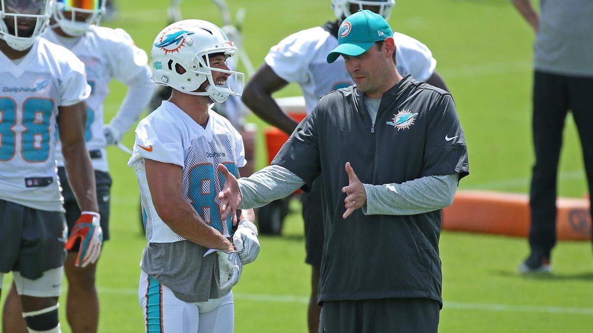 Danny Amendola and Adam Gase are more friends than coach and player, the Dolphins' new receiver told Barstool Sports.