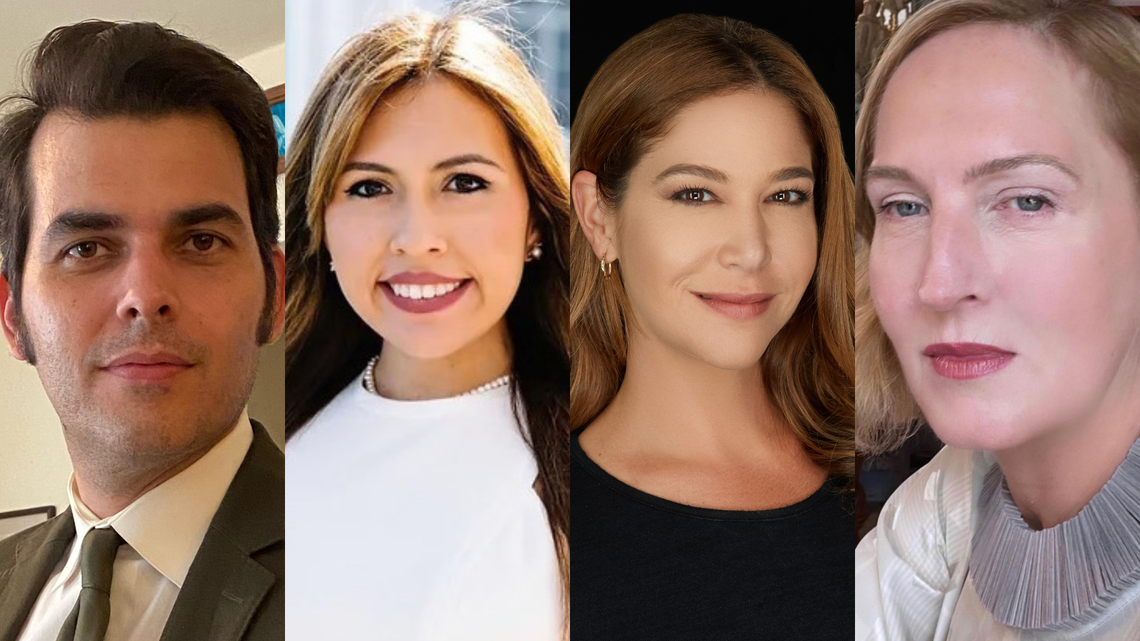 Miami Commission District 2 candidates Michael Castro, Gabriela Chirinos, Commissioner Sabina Covo and Alicia Kossick