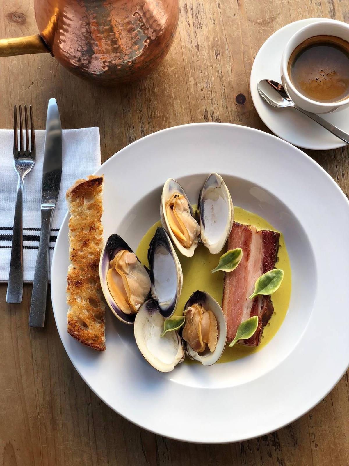 Clams at Mason.