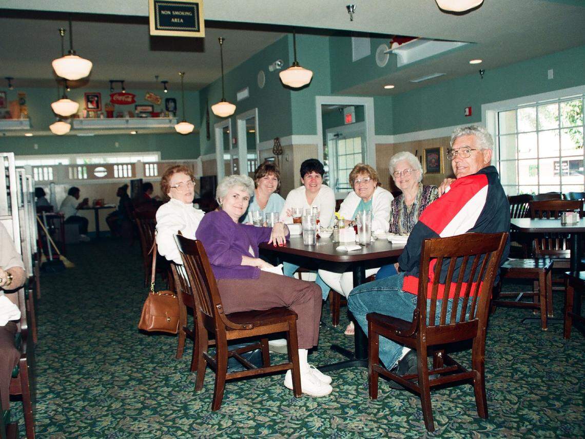 Diners at a Piccadillly Cafeteria in South Florida in 1999.
