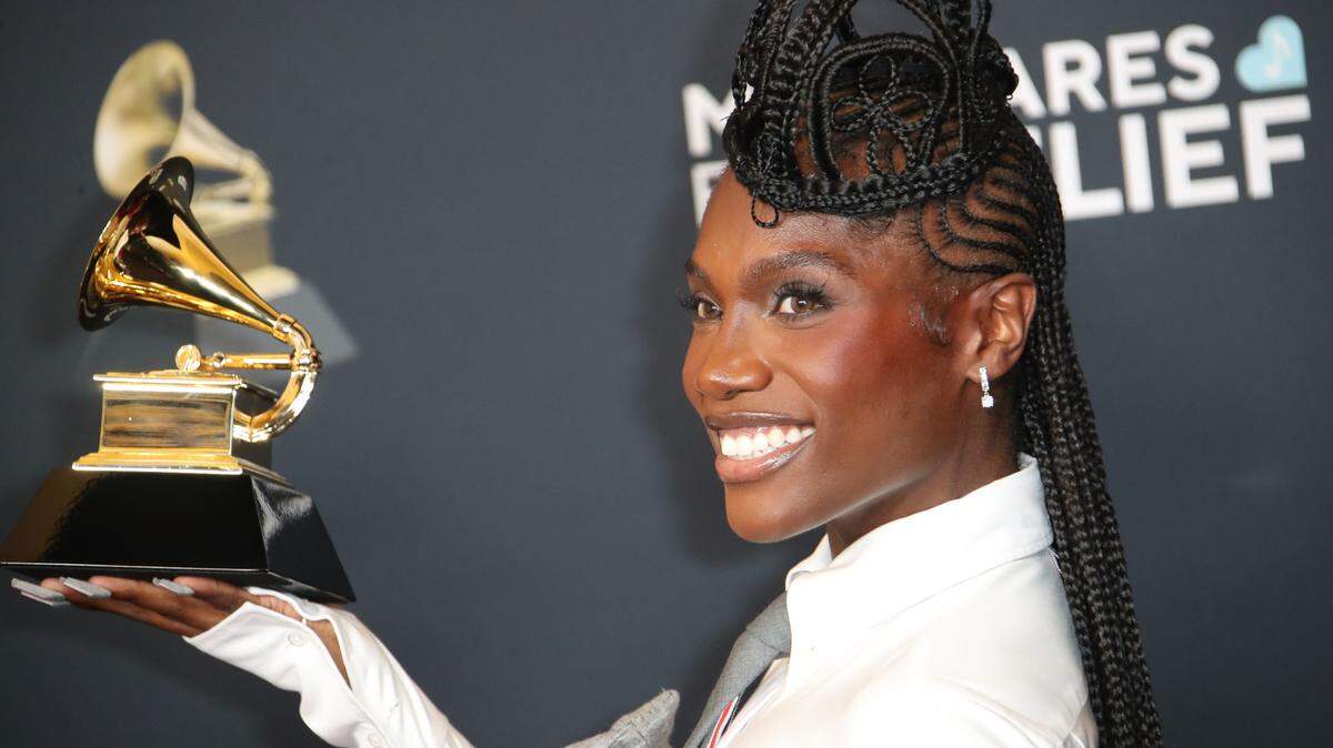Feb 2, 2025; Los Angeles, CA, USA; Doechii, winner of Best Rap Album for ‘Alligator Bites Never Heal’, at the 67th Annual Grammy Awards at Crypto.com Arena in Los Angeles on Sunday, Feb. 2, 2025.