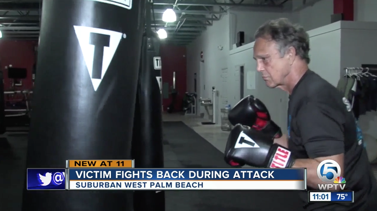 Steve Shepherd, a 68-year-old five-time world kickboxing champion, beat up a mugger who attacked him in West Palm Beach, Florida, and tried to steal his phone, the Palm Beach County Sheriff’s Office says.
