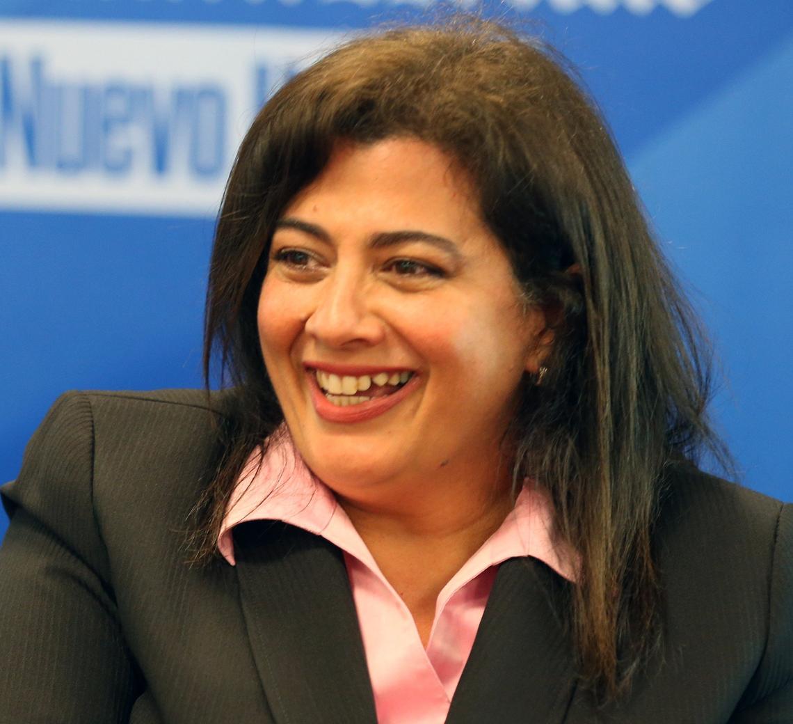 Miami-Dade County Commission District 5 candidate  Zoraida Barreiro at a meeting of the Miami Herald Editorial Board on April 23, 2018.