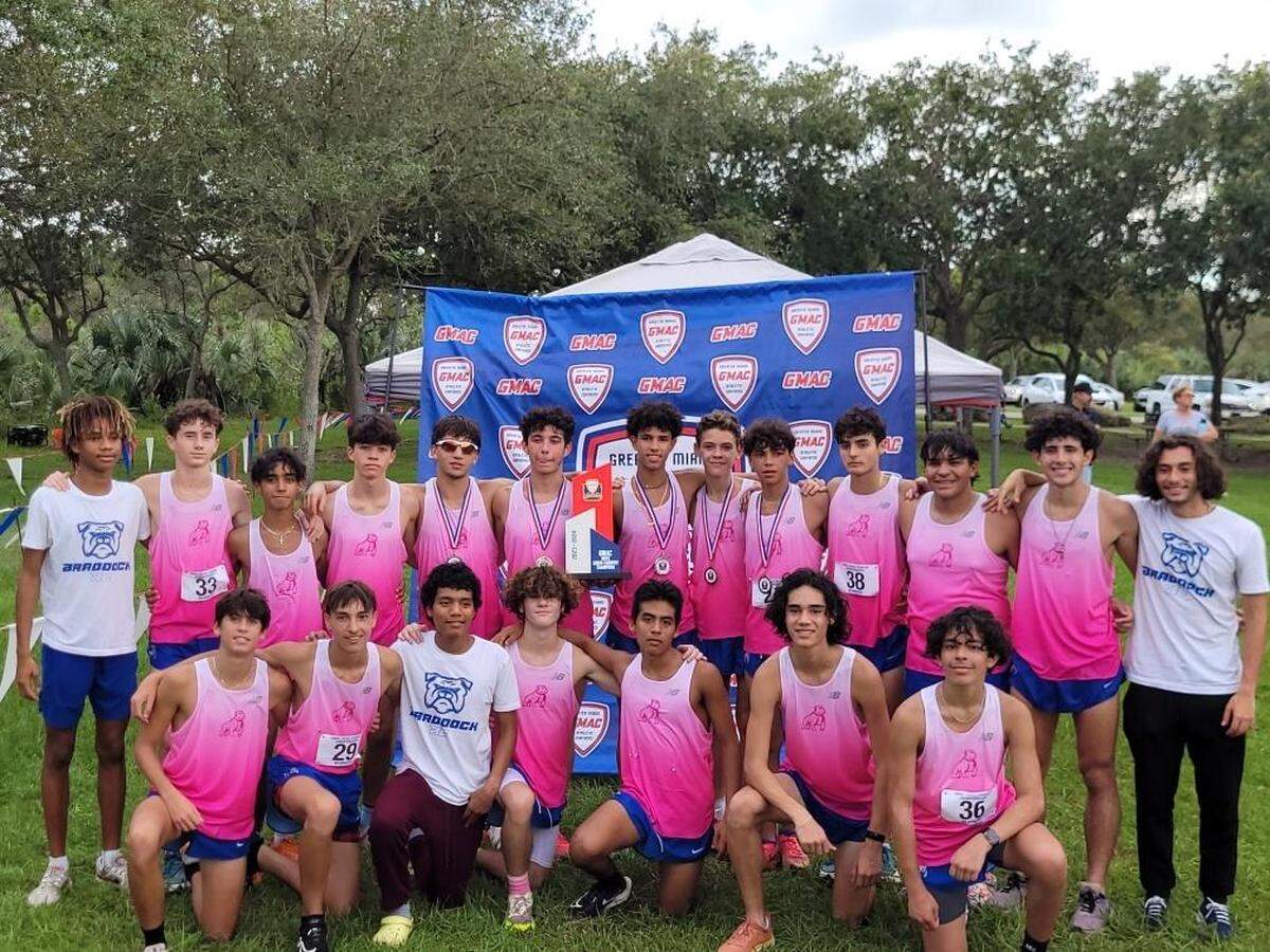 The Braddock boys’ cross-country team secured the GMAC championship on Friday at Larry and Penny Thompson Park in Miami.