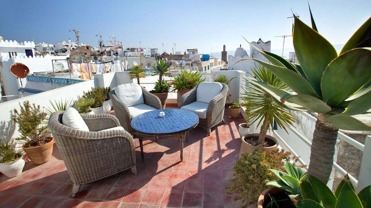 User-generated reviews can help you find an authentic, welcoming place in the heart of town — such as this hotel rooftop in Tangier — if you know how to sift through a wide variety of opinions.