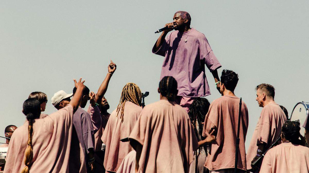 Kanye West performs at the 2019 Coachella Valley Music and Arts Festival in Indio, Calif., April 21, 2019. West will bring his Sunday Service Experience to Bayfront Park on Sunday morning, Feb. 2, 2020, the day that Super Bowl 54 will be played at Hard Rock Stadium in Miami Gardens.