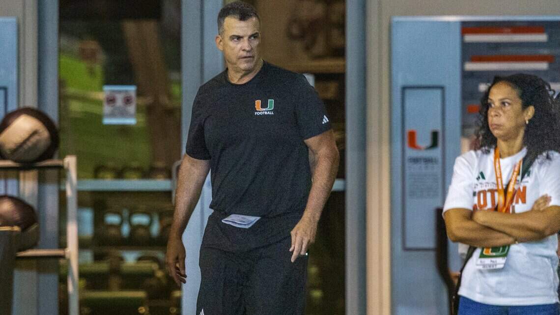 With extension signed, Mario Cristobal keeps focus on Hurricanes as practice starts