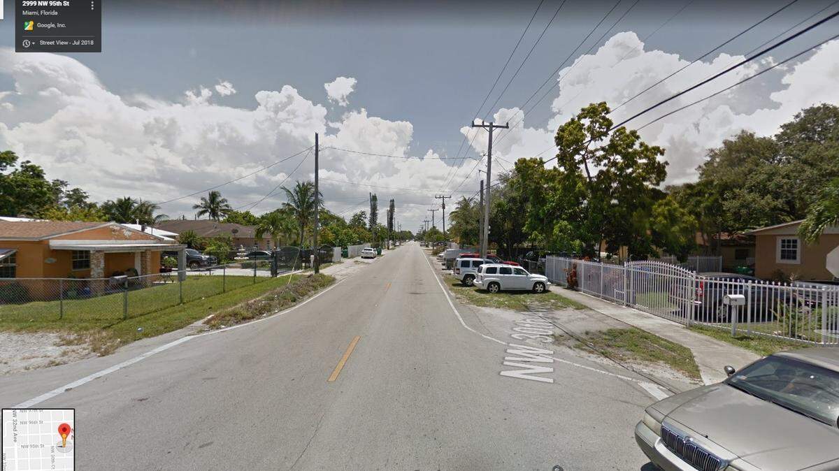West Little River neighborhood at Northwest 95th Street and Northwest 30th Avenue in Miami-Dade.
