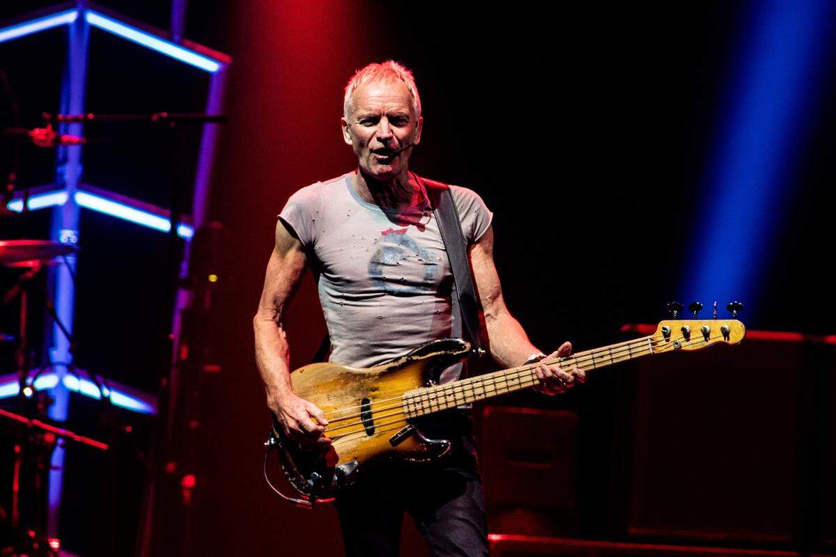 Sting will perform a mix of hits from his solo career and his days with the Police.