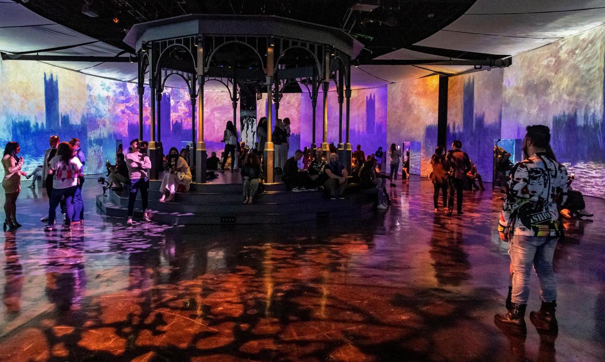 Beyond Monet is an immersive experience showcasing over 400 of the artist’s works.
