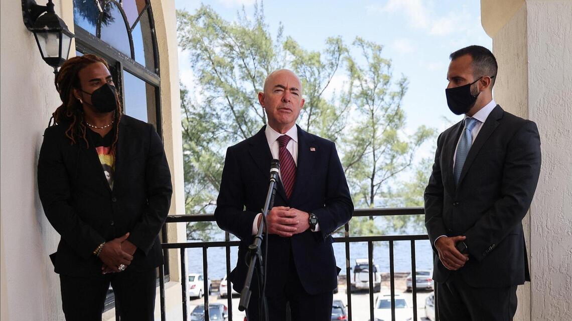 Mayorkas announces Cuba sanctions, but no Haiti TPS extension during Miami visit