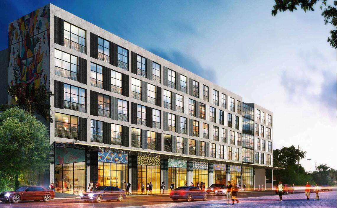 Artist rendering of Wynwood 26, which will be composed of 172 micro-unit apartments ranging in size from 400 to 900 square feet. Rents will go from $1,400 to $2,800. Groundbreaking for the building, which will be located at 51 NW 26th St., is scheduled to take place this month.